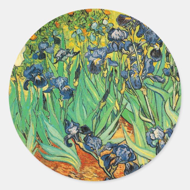 Adesivo Vicent van Gogh, Íris (Frente)