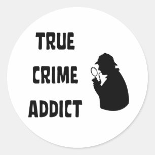 Adesivo Viciado em crimes reais
