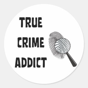 Adesivo Viciado em crimes reais