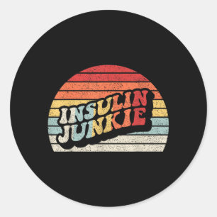 Adesivo Viciado em Insulina Diabético Engraçado Diabetes T