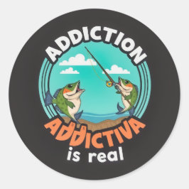 Adesivo Viciado em Pesca: Jogar no Vício