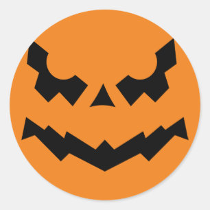 Adesivo Viciado em Pumpkin Cara-De-Abóbora Raiva