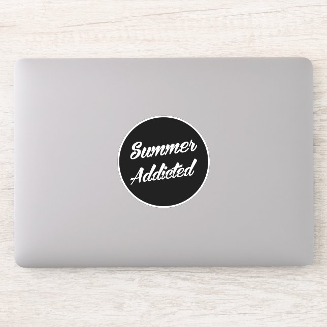 Adesivo Viciado em Verão (Computador)