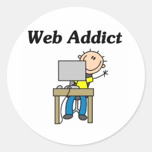 Adesivo Viciado em Web