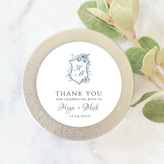 Adesivo VICTORIA Regency Blue French Garden Sticker (Criador carregado)