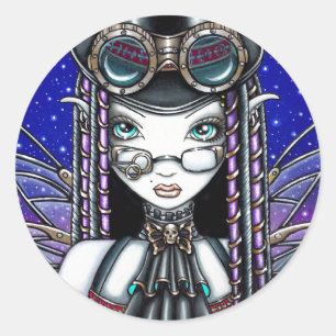 Adesivo "Victoria" Steam Punk Faerie Art Stickers