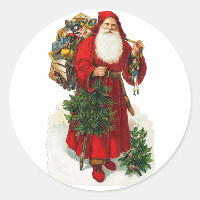 Adesivo Victorian Santa Claus (Frente)