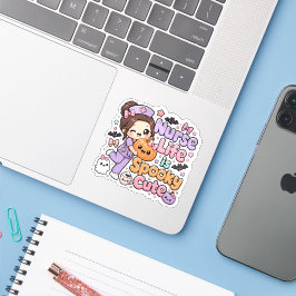 Adesivo Vida de Enfermeira é Assustadoramente Fofa Kawaii 
