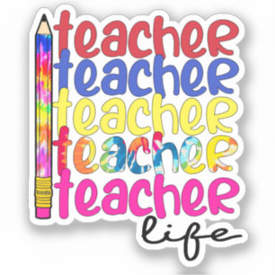 Adesivo Vida de Professora