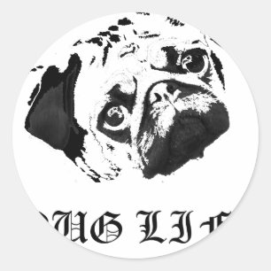 Adesivo Vida do Pug