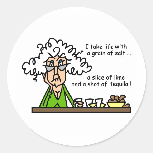 Adesivo Vida e Tequila Humor (Frente)