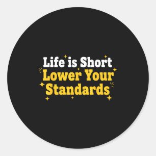 Adesivo Vida engraçada é curta Baixe seus padrões Motivaçã