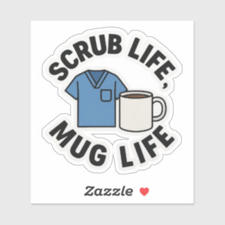 Adesivo Vida Escrupulosa, Mug Life