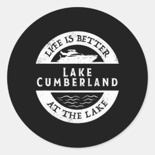 Adesivo Vida no Lago Cumberland A Vida é Melhor No La