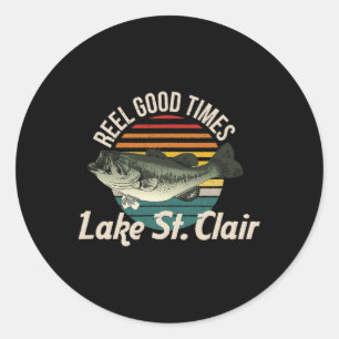 Adesivo Vida no Lago St Clair, Ótimos Momentos de Pesca