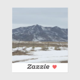 Adesivo Vida perto das montanhas