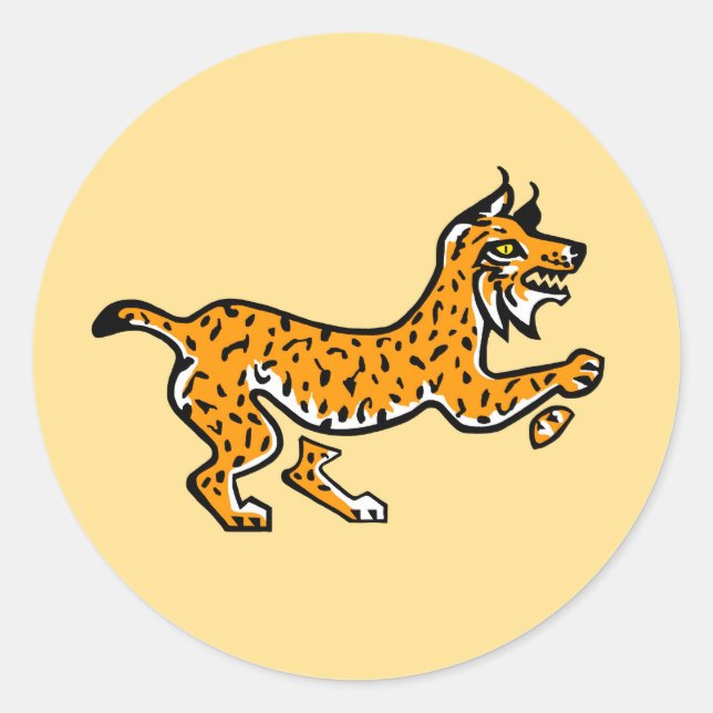 Adesivo Vida selvagem - Gráfico de LYNX Ibérico - Conserva (Frente)