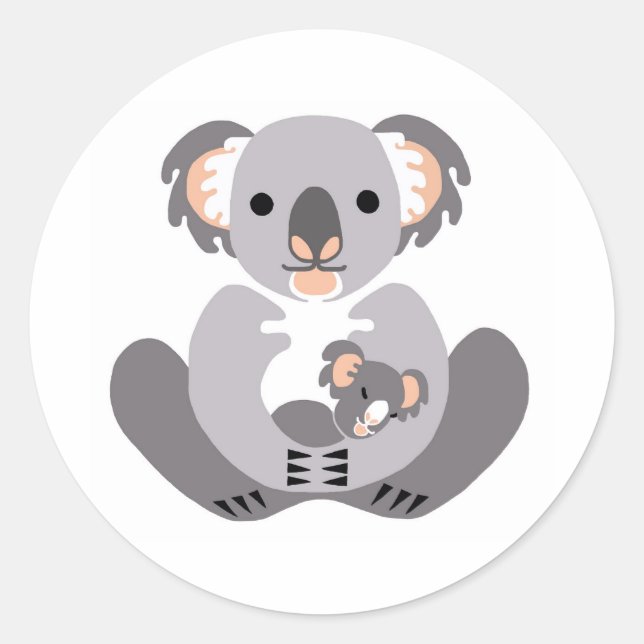 Adesivo Vida selvagem - KOALA - Amante de os animais - Aus (Frente)