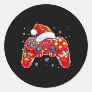 Adesivo Video Game Controller Natal Hat Gamer Bo