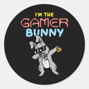 Adesivo Vídeo Gamer Bunny Dab Dance Day Jogo Ga