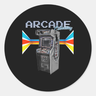 Adesivo Videogame de Arcade Cabinet Machine 1970 1980 1990