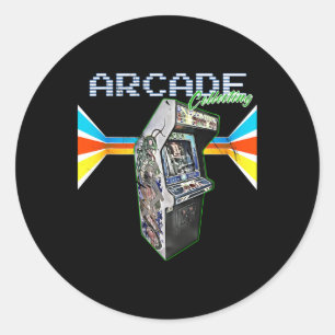 Adesivo Videogame de Arcade Cabinet Machine 1970 1980 1990