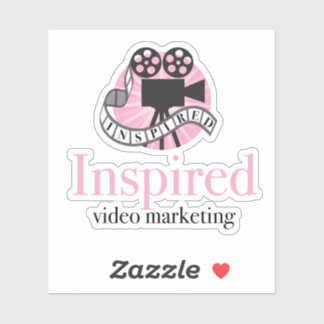 Adesivo VideoMarketing de vídeo inspirado vinil Sticker