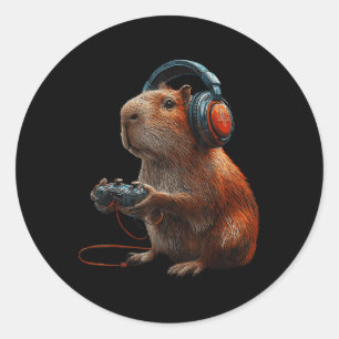 Adesivo Videos games Engraçados De Capyra Para Jogador 1