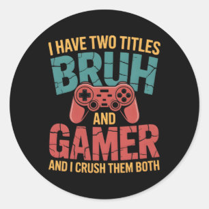 Adesivo Videos games Engraçados De Vintage Para Meninos, I