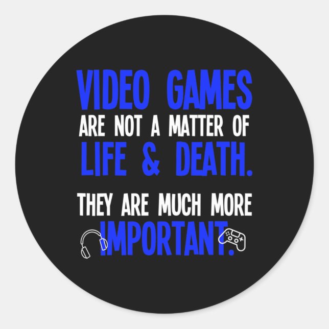 Adesivo Videos games Funny Pc Console Gamer Geek (Frente)