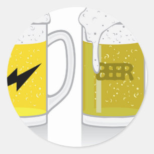 Adesivo Vidro da cerveja clara