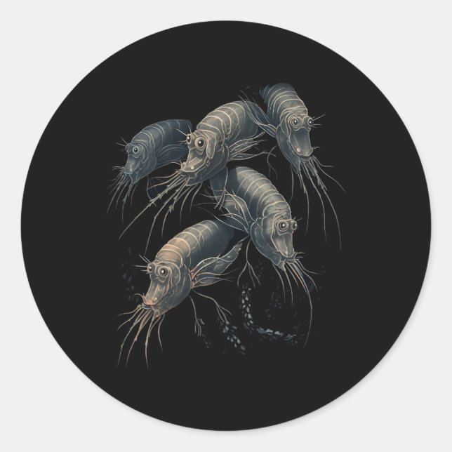 Adesivo Vidro de coquetel de camarão (Frente)