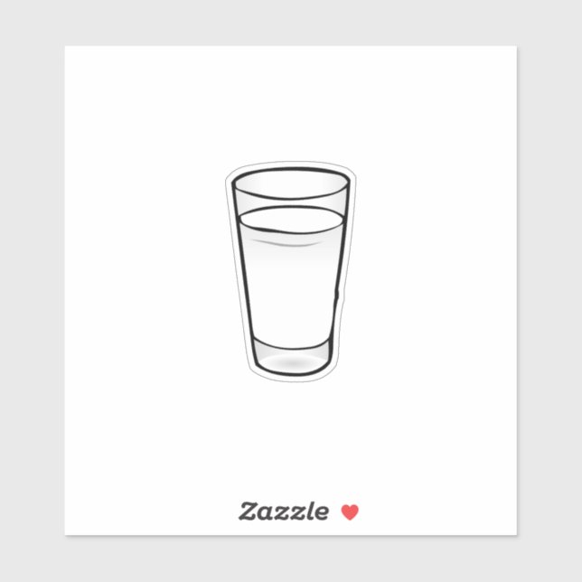 Adesivo Vidro de leite (Folha)