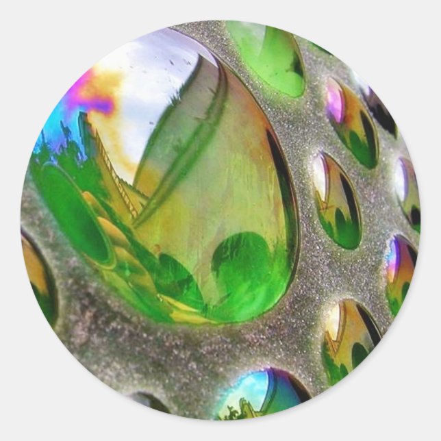 Adesivo Vidro dos Espelhos de Entra Verde (Frente)