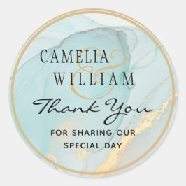 Adesivo Vidro Dourado de Vidro do Mar LeahG INK