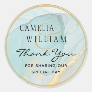 Adesivo Vidro Dourado de Vidro do Mar LeahG INK