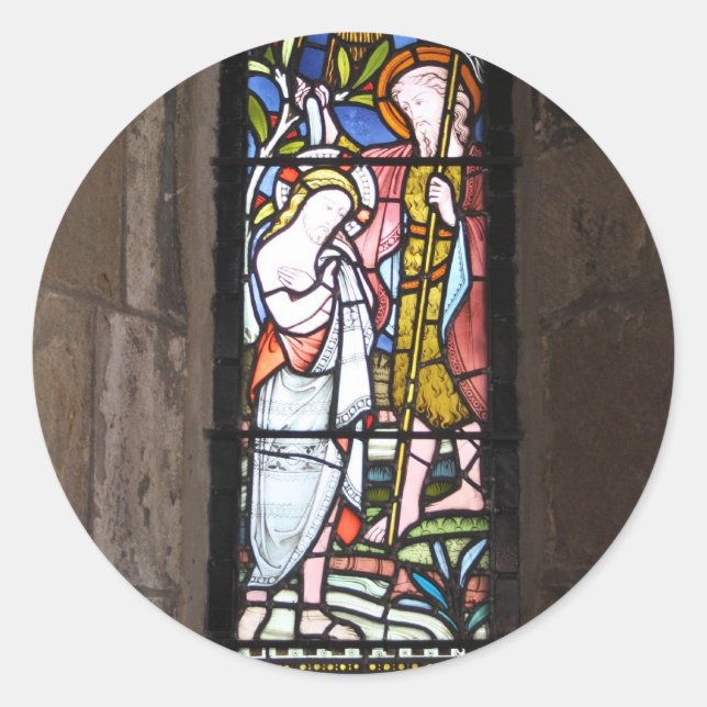 Adesivo Vidro Estimulado Vidro Religioso Vinhetas (Frente)