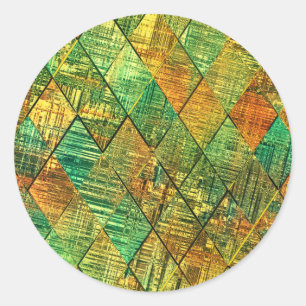 Adesivo Vidro Manchado Geométrico Decorativo Moderno