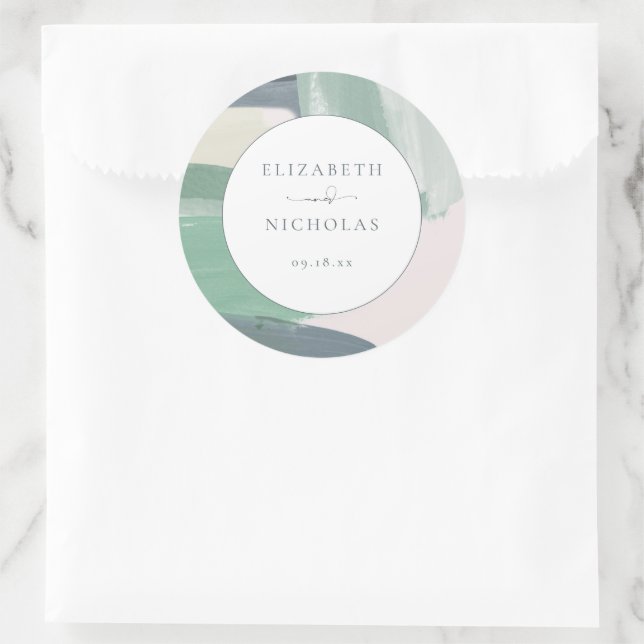 Adesivo Vidro Oceano litoral | Casamento Monograma (Bolsa)