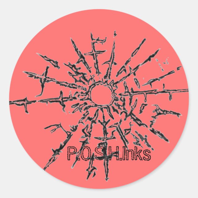 Adesivo Vidro quebrado (Frente)