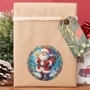 Adesivo Vidro Santa Claus