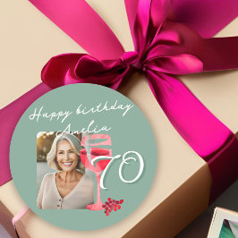 Adesivo Vidro Vidro Vidro Aquoso Foto de Festa de aniversá