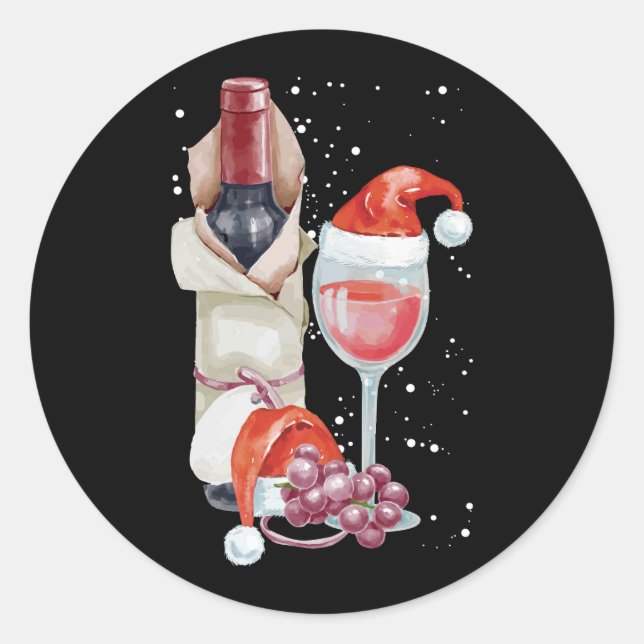 Adesivo Vidro Vidro Vidro Santa Hat (Frente)