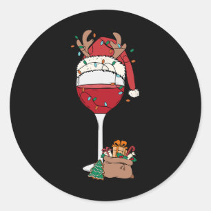 Adesivo Vidro Vidro Vidro Santa Hat Reindet Diversão Xm