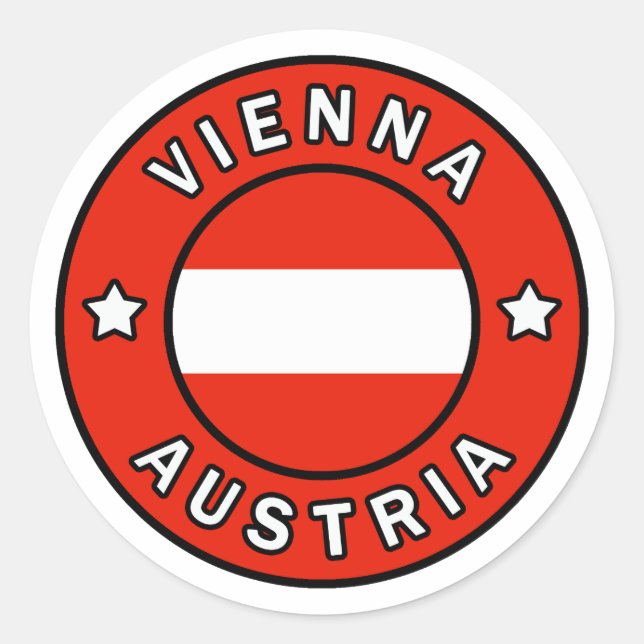 Adesivo Viena Áustria (Frente)