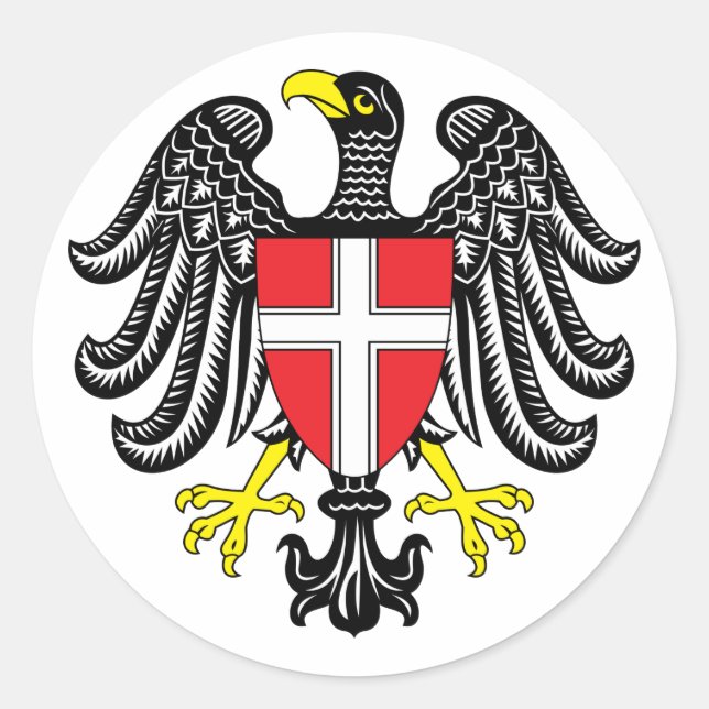 Adesivo viena, Áustria (Frente)