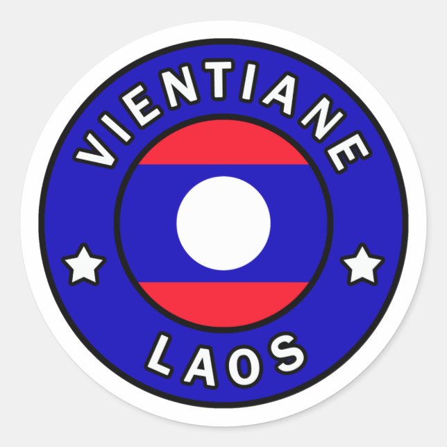 Adesivo Vientiane Laos (Frente)