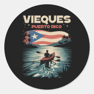 Adesivo Vieques Ilha Porto Rico Lembrança Bandeira Porto-r