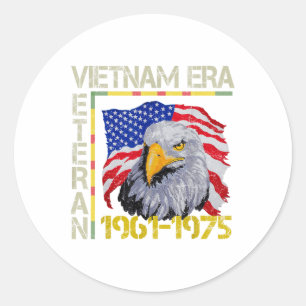 Adesivo Vietnã Era 1961 1975 Memorial Flag Americ