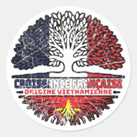 Vietnã Vietnã França França Árvore Bandeira Raiz